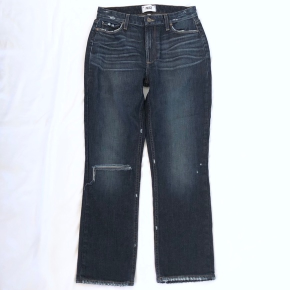 Paige high rise Sarah distressed jeans sz 27 - Picture 3 of 7